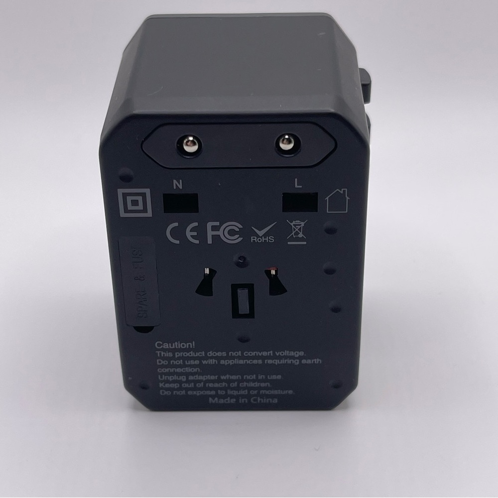 Universal Travel Adapter European Travel Plug Power Adapter International & CASE - Picture 4 of 11